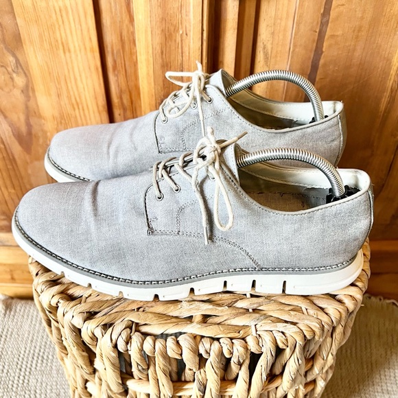 GBX Haste Men’s Oxford Gray Causal Dress Lace Up Shoes Size 10.5 - Picture 2 of 12